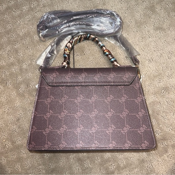 Nicole Miller NWT Brown Mix Crossbody Bag / Purse (Z001) - Picture 3 of 6